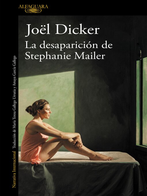 Detalles del título La desaparición de Stephanie Mailer de Joël Dicker - Disponible